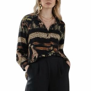 BFA Classics Vintage Safari Button Down Short 3 Quater Sleeve